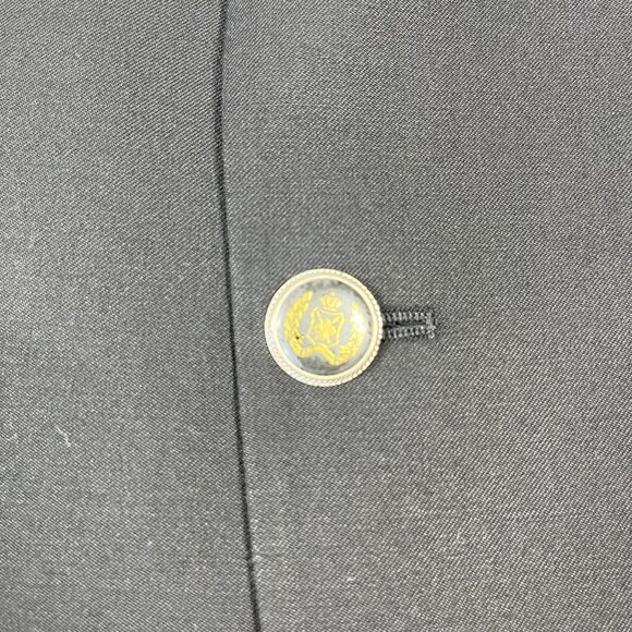 Hugo Boss Blazer Mens 44 Black Super 100 Wool Classic Fit Sport Coat Jacket - Picture 15 of 15